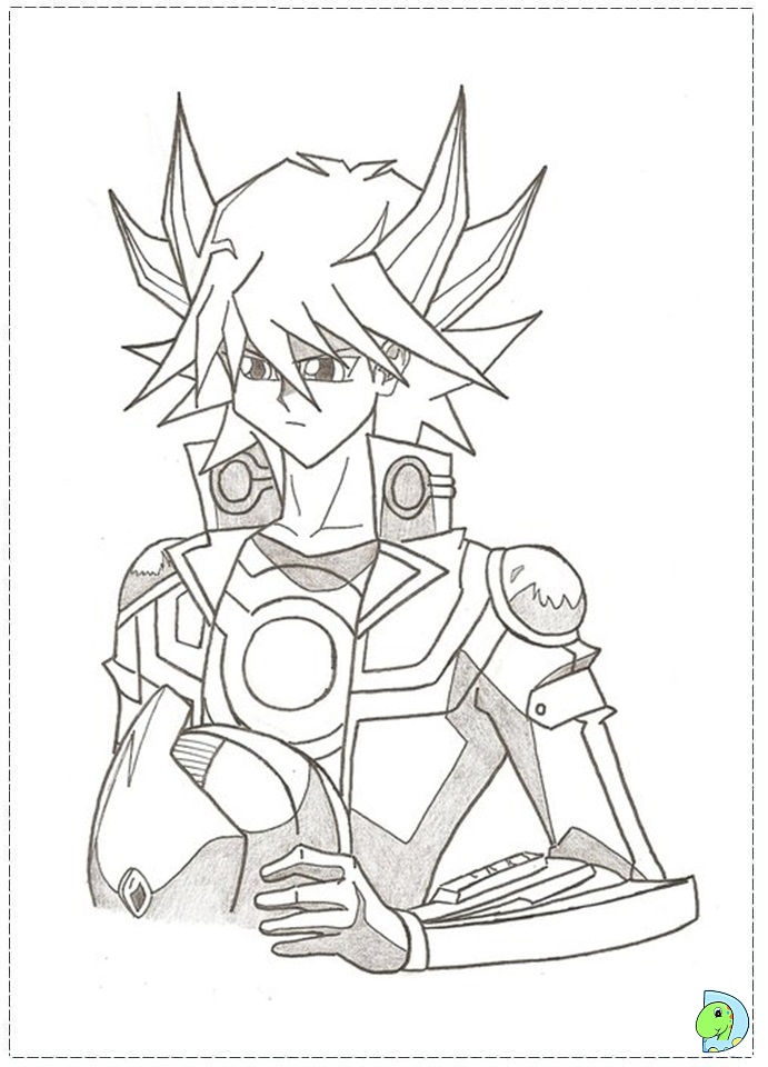 yugioh free coloring pages - photo #23