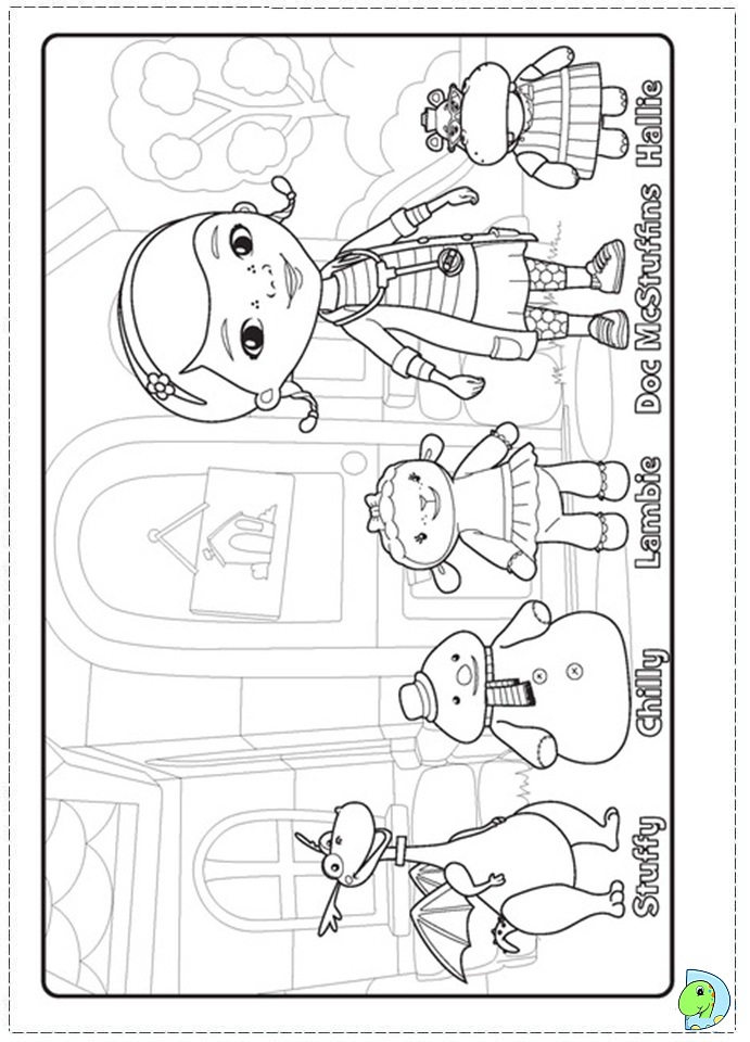 free printable doc mcstuffins coloring pages