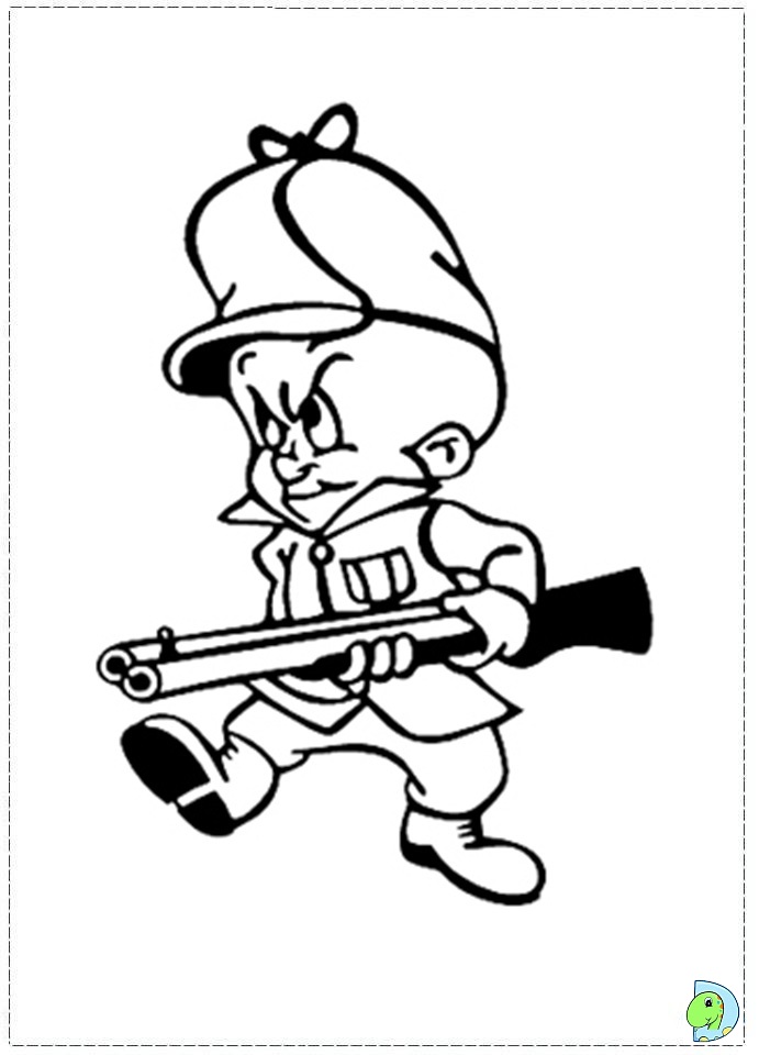 Elmer Fudd Coloring Pages free elmer coloring pages
