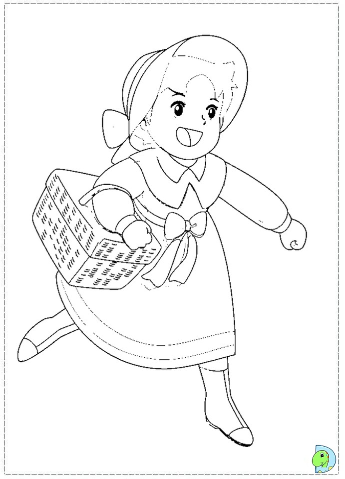 heidi coloring pages - photo #4