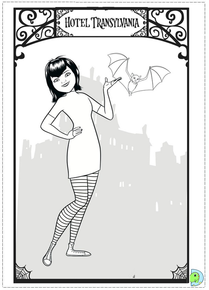 Hotel Transylvania Coloring page- DinoKids.org