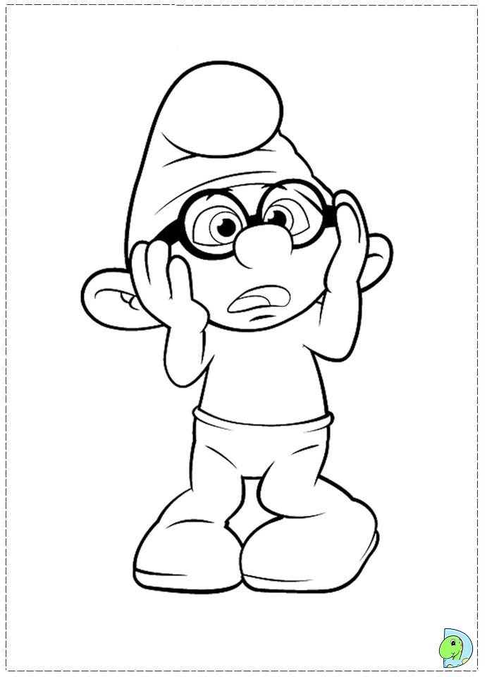 smurfs coloring pages smurfette doll - photo #17