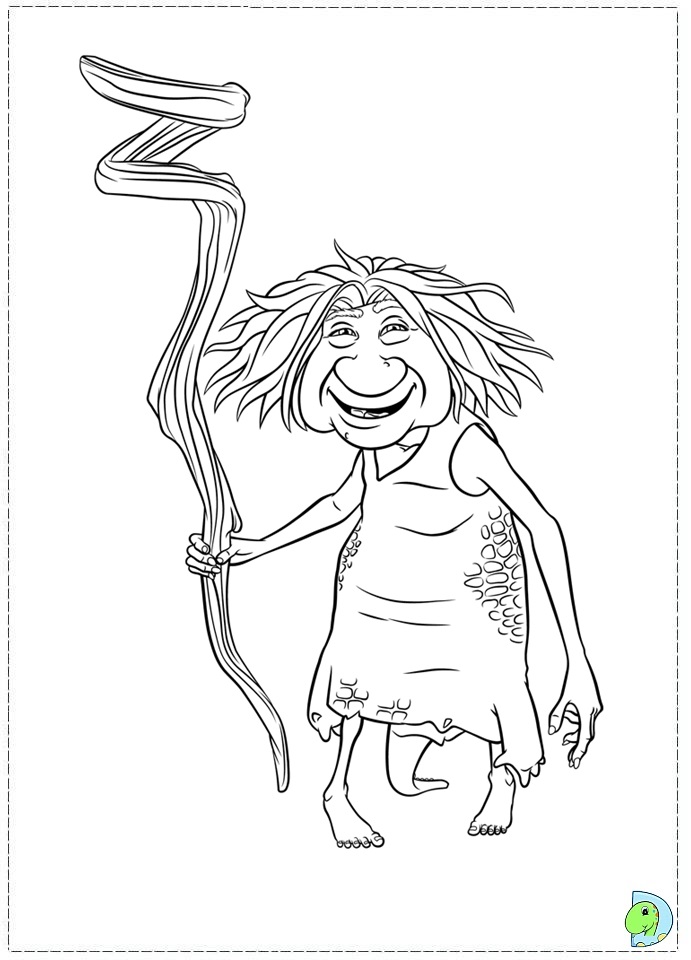 The Croods Coloring page- DinoKids.org