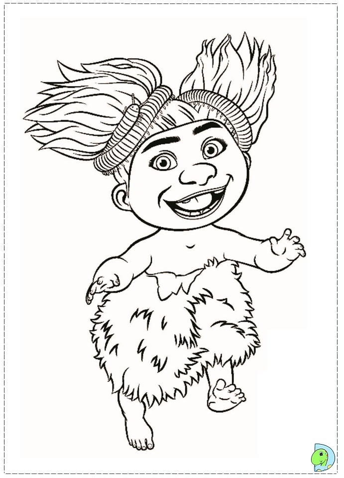 The Croods Coloring page- DinoKids.org