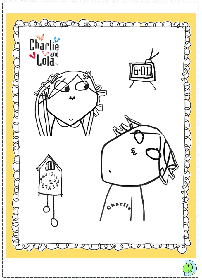 Charlie and Lola Coloring page