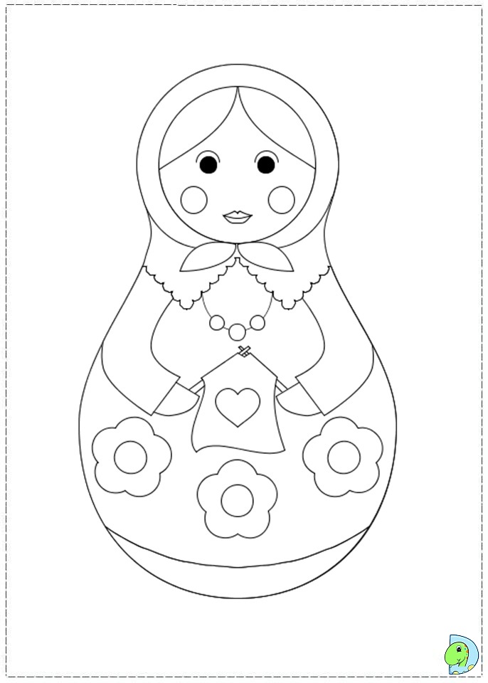 matroyshka dolls coloring pages - photo #29