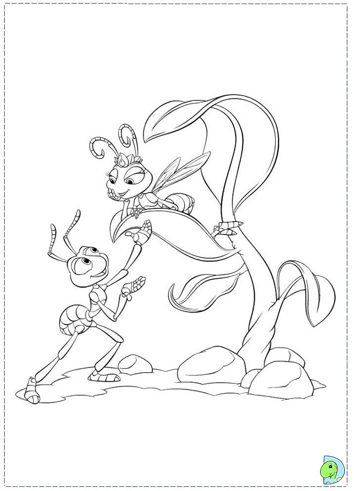a bugs life coloring pages ladybug - photo #13