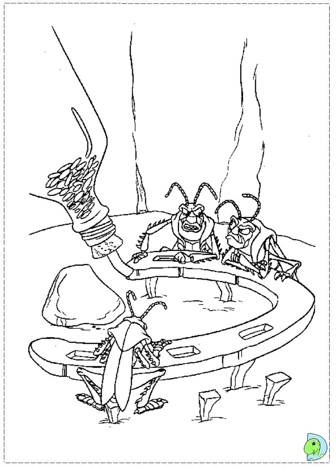 a bugs life coloring pages disney - photo #37