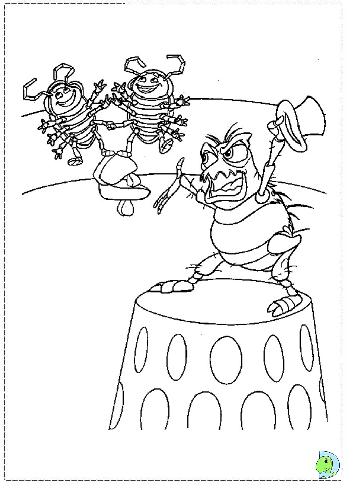 a bugs life coloring pages - photo #11