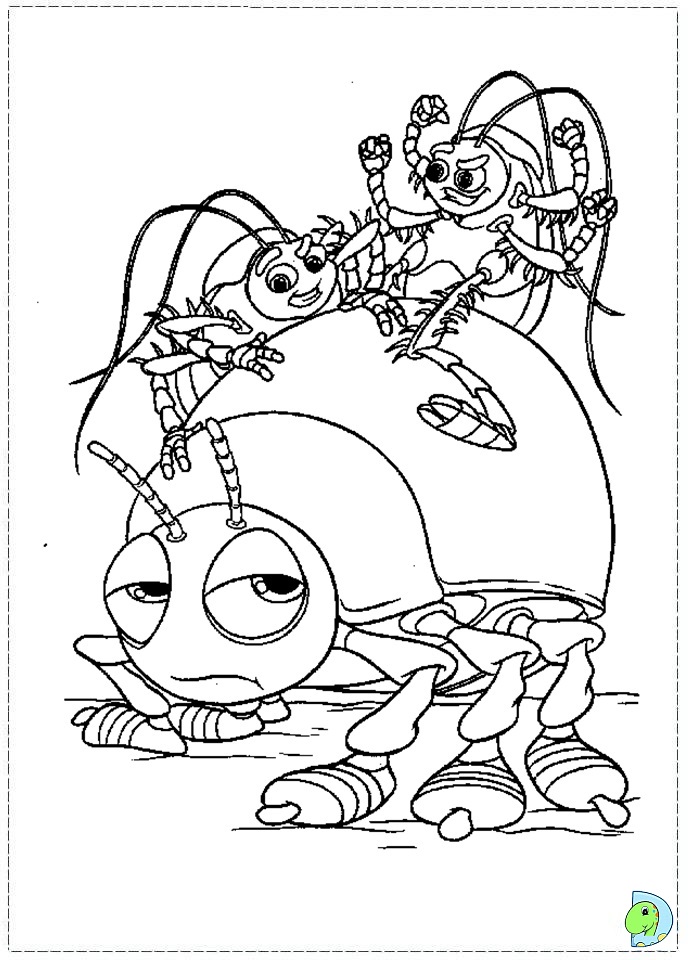 a bugs life coloring pages disney - photo #24
