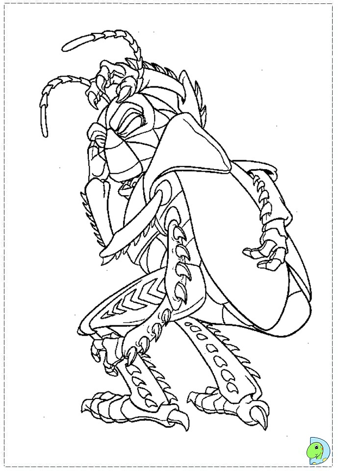 a bugs life characters coloring pages-#10