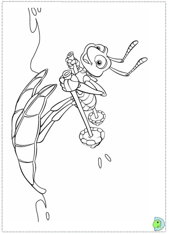 a bugs life coloring pages ladybug - photo #45