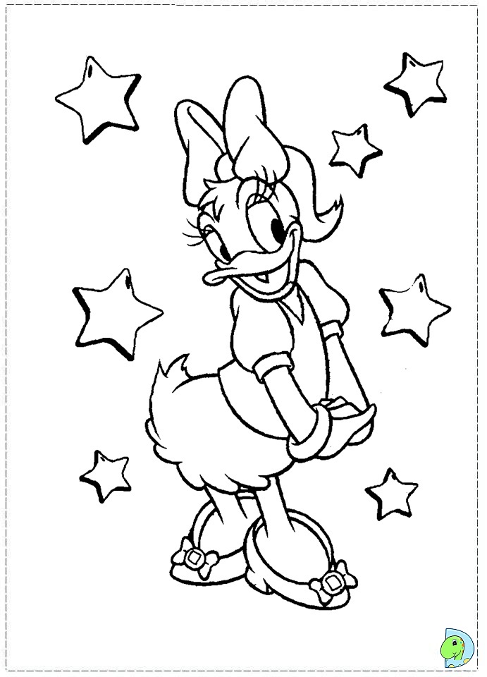 Disney Daisy Coloring Pages Coloring Pages