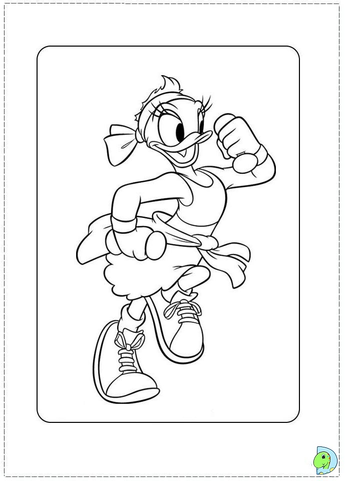 Daisy Duck Coloring Pages To Print Daisy Duck Coloring Pages To Print