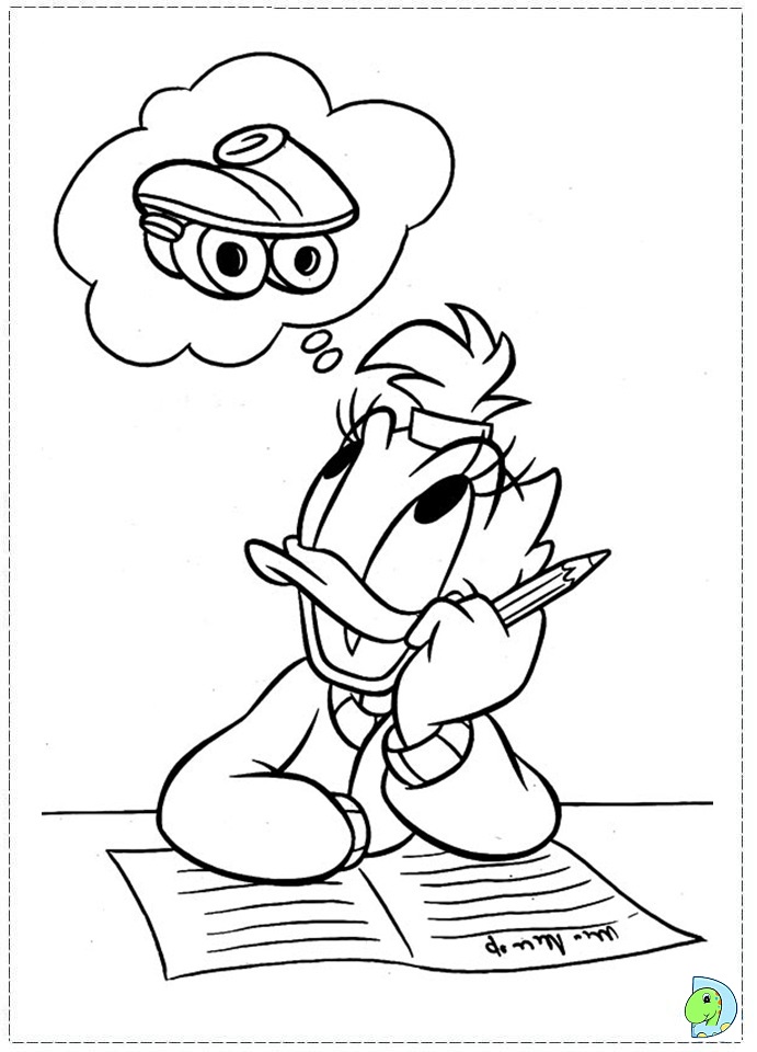 daisy duck bow coloring pages - photo #28