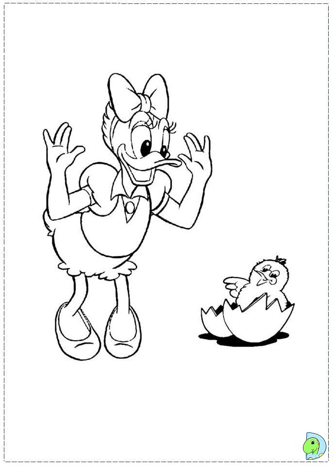 daisy duck coloring pages - photo #34