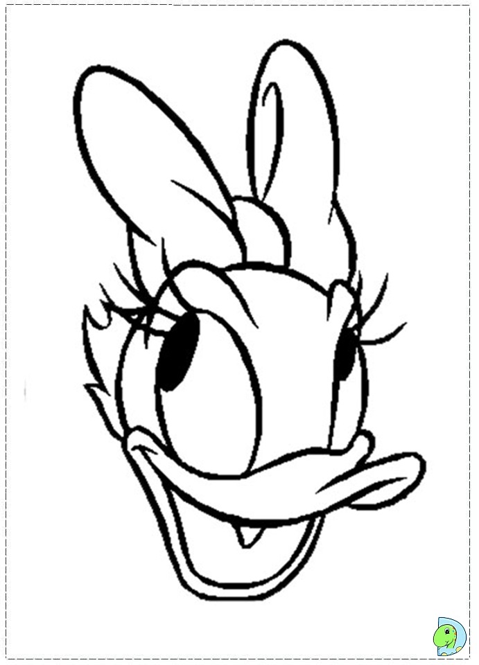 daisy duck coloring pages - photo #13