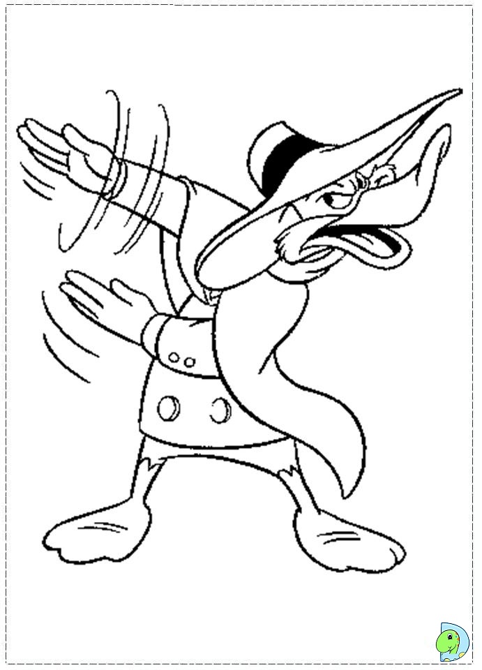 Darkwing Duck Coloring page- DinoKids.org