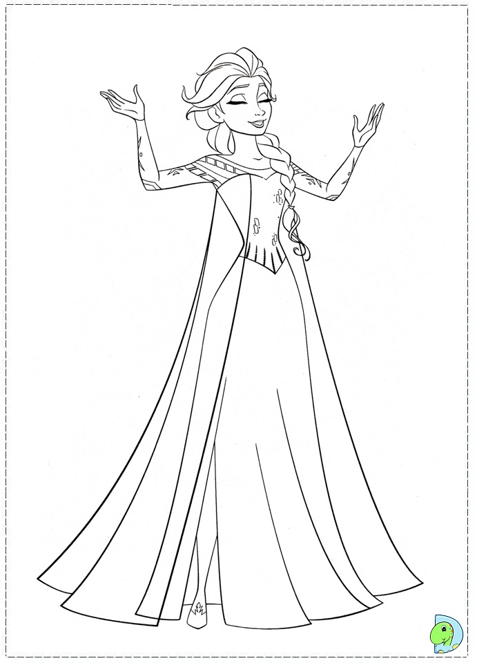 Frozen Coloring Pages Disneys Page
