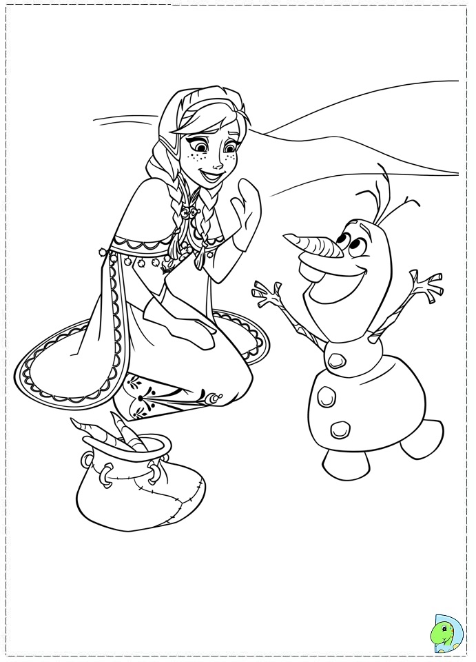 all frozen characters coloring pages - photo #10