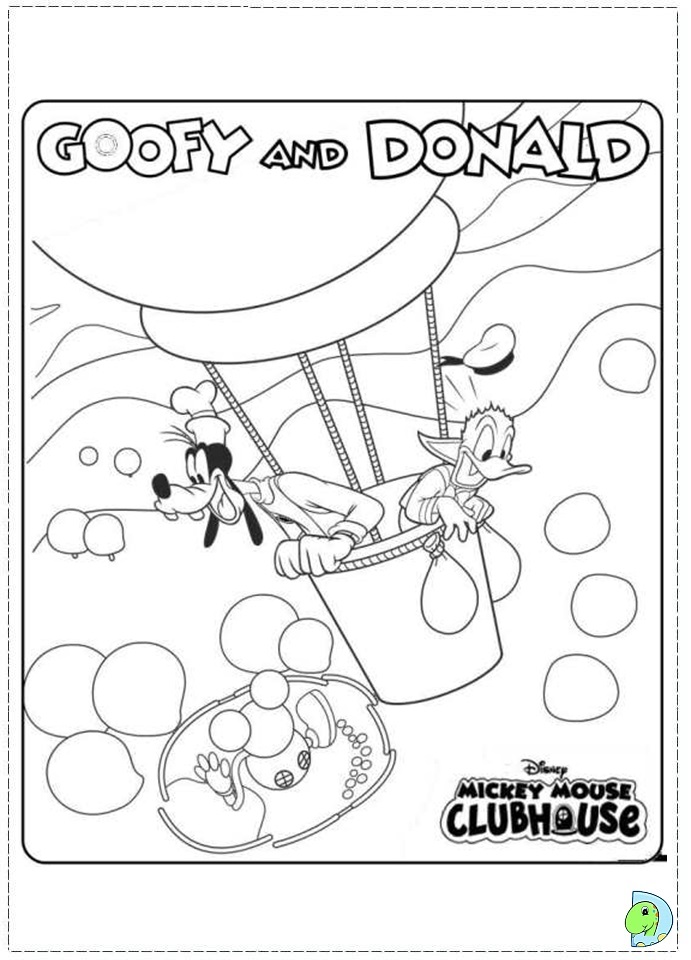 Mickey Mouse Clubhouse Coloring page- DinoKids.org