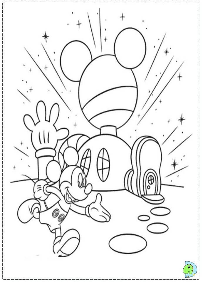 Coloring Pages Mickey Mouse Clubhouse