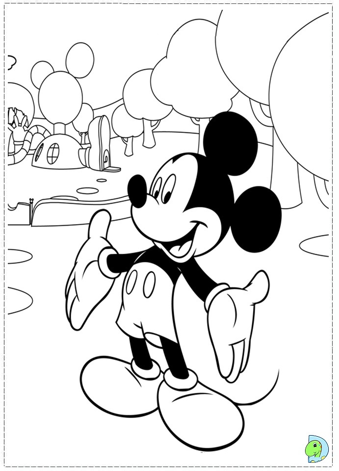 gangsta mickey mouse coloring pages - photo #16