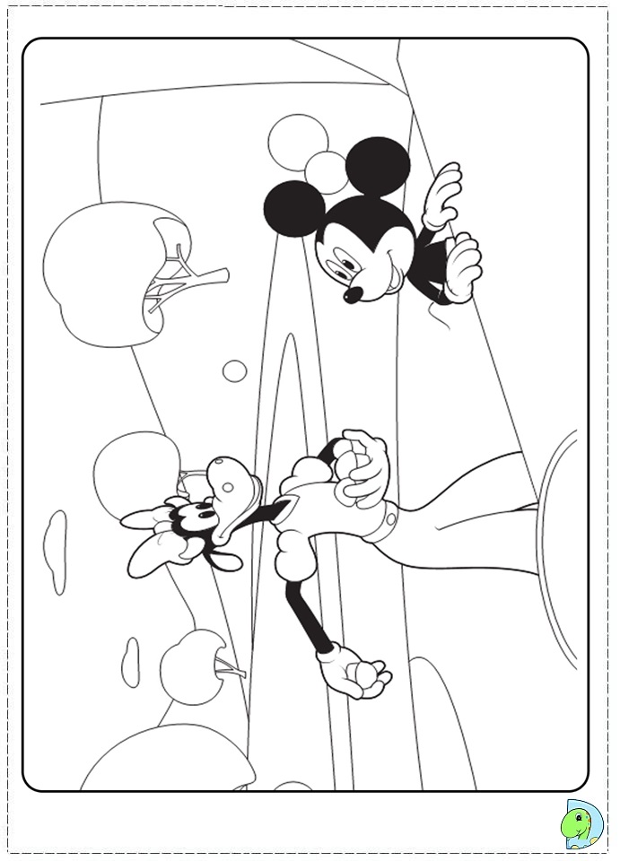 Mickey Mouse Clubhouse Coloring page- DinoKids.org