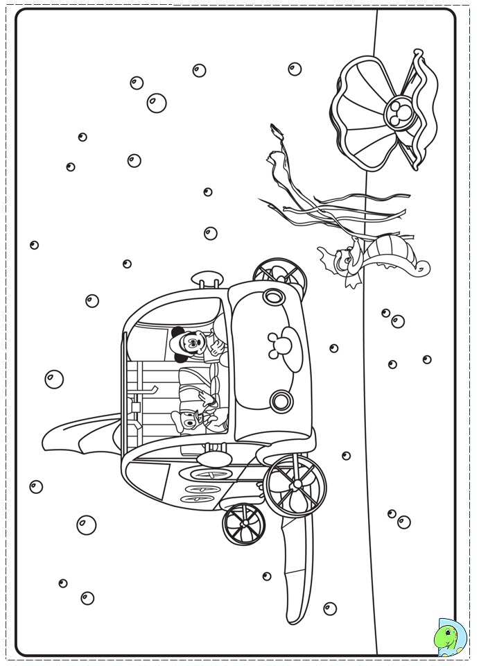 Mickey Mouse Clubhouse Coloring page- DinoKids.org