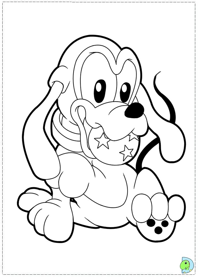 pluto christmas coloring pages - photo #47