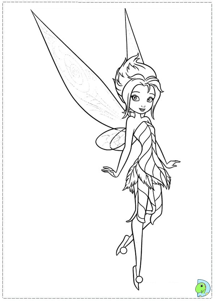 Tinkerbell in The Secret of the Wings coloring pages- DinoKids.org
