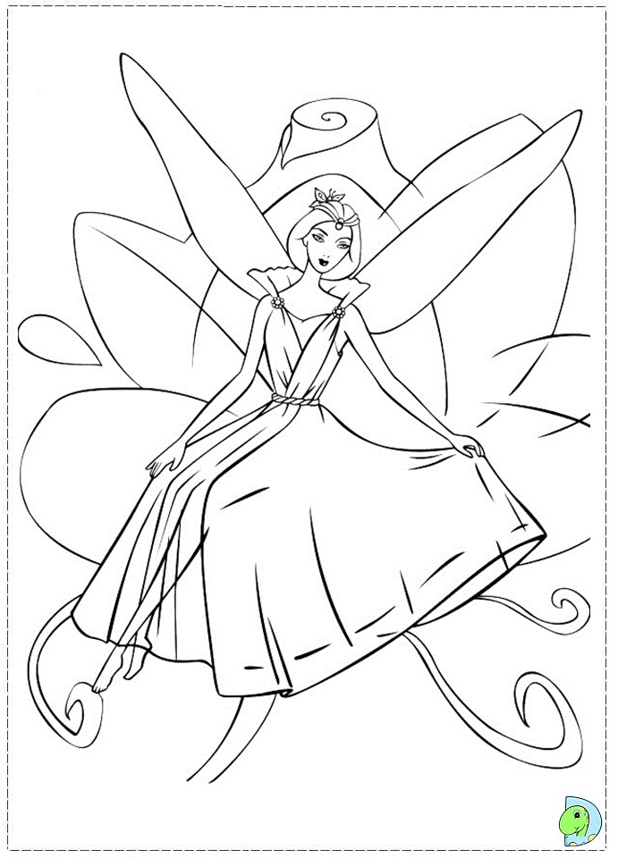 Barbie Fairytopia coloring page  DinoKids.org