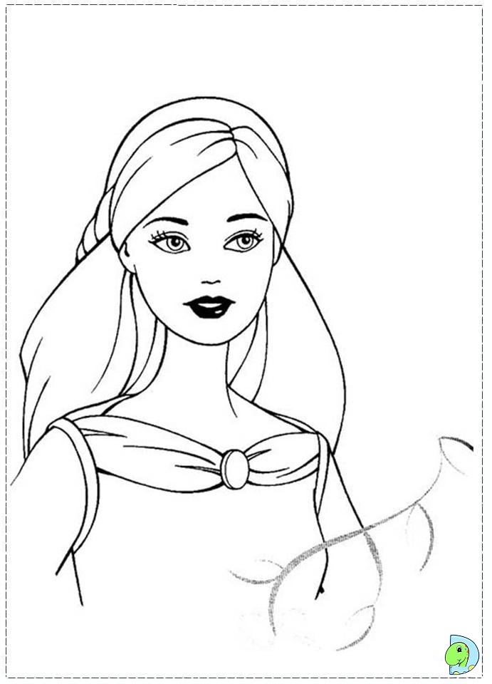 Barbie and the magic of Pegasus Coloring page- DinoKids.org