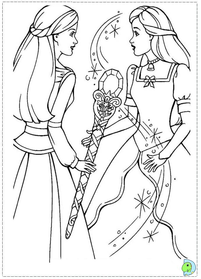 Barbie and the magic of Pegasus Coloring page