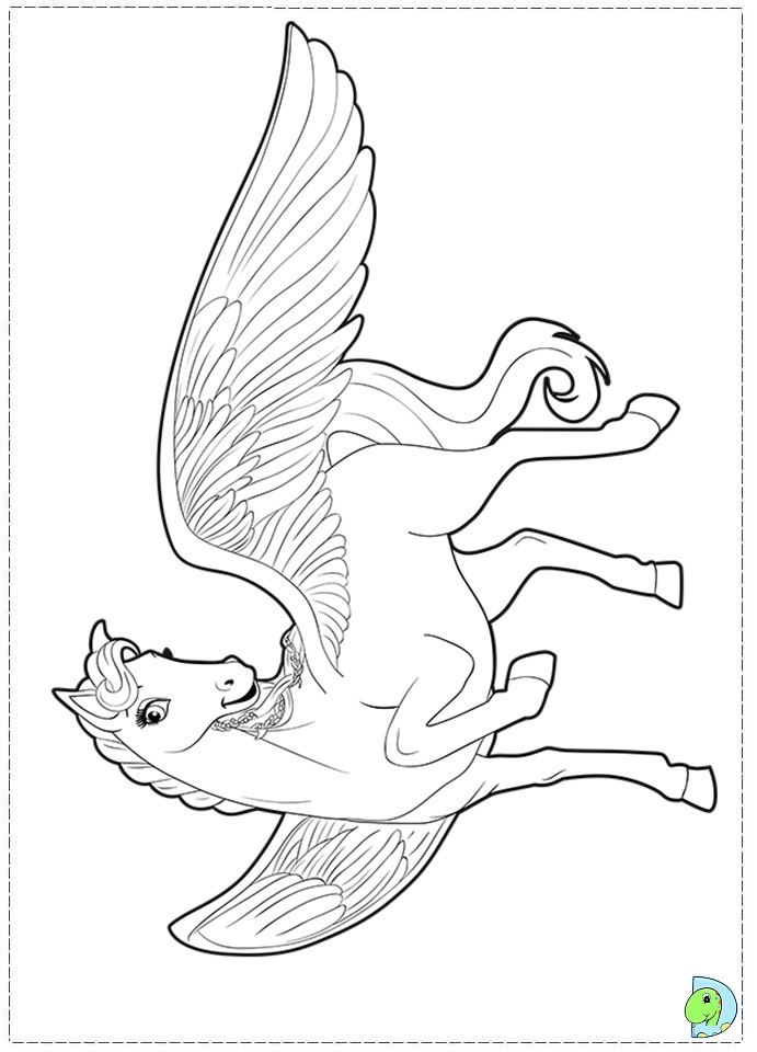 fairy barbie coloring pages - photo #27