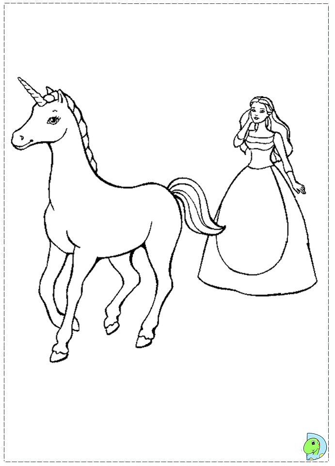 Barbie of swan lake coloring page- DinoKids.org
