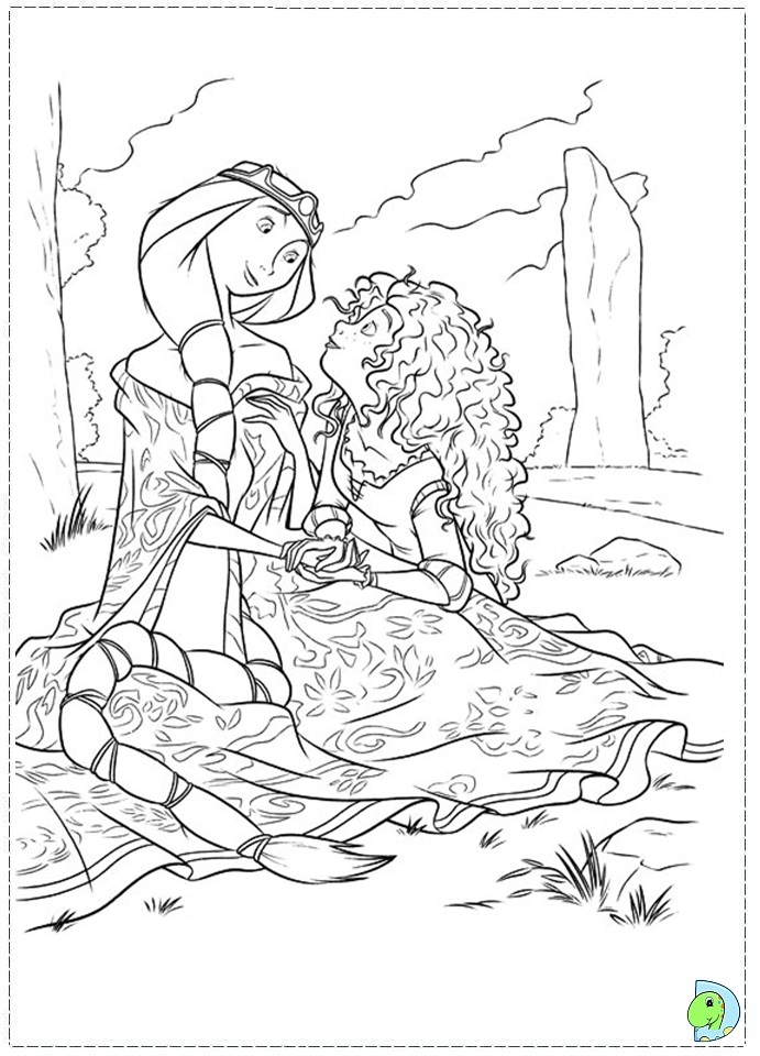 brave disney movie coloring pagee brave disney movie coloring pagee