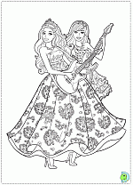 barbie and the rock star coloring pages