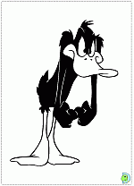 Daffy Duck coloring pages, Looney tunes coloring pages- DinoKids.org