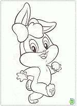 Baby Looney Tunes coloring pages, baby tunes coloring book- DinoKids.org