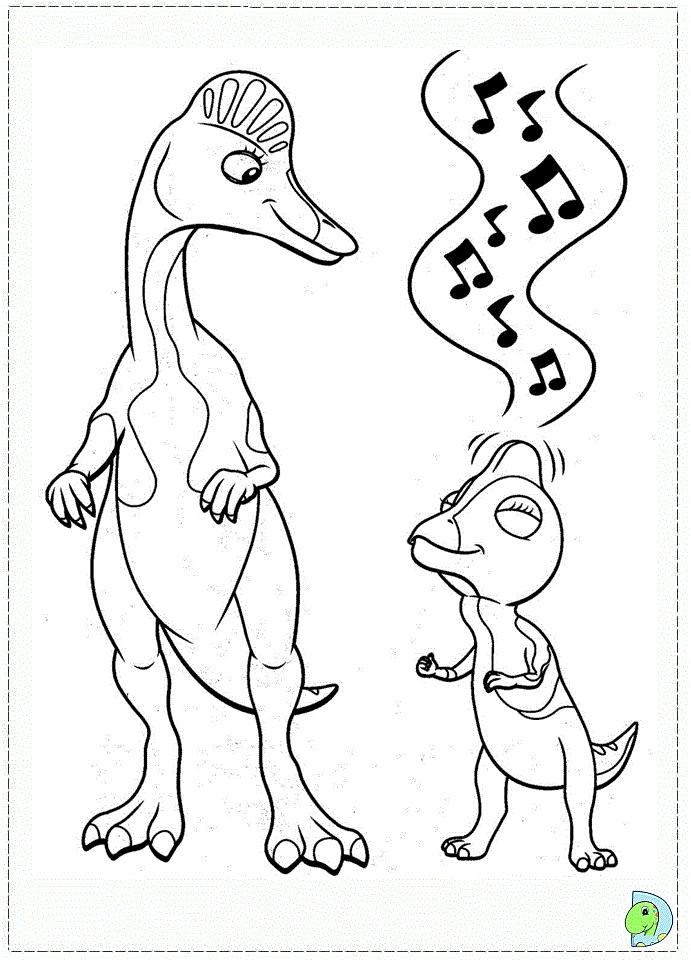 Dinosaur Train coloring page