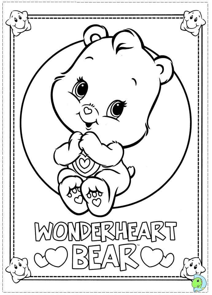 Care Bears coloring page- DinoKids.org