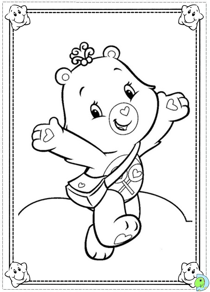 Care Bears coloring page- DinoKids.org