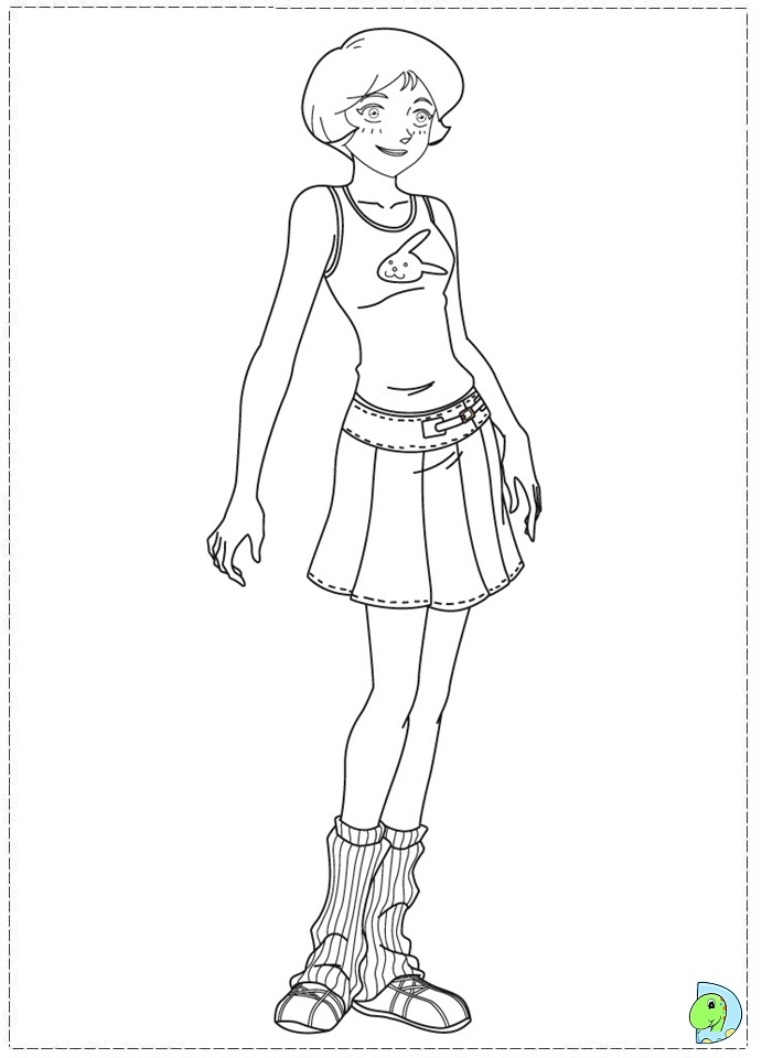 Totally Spies Coloring page- DinoKids.org