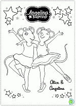 Angelina Ballerina coloring pages - Image010 