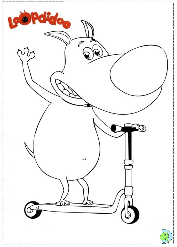  Loopdidoo Coloring Pages Prints 2