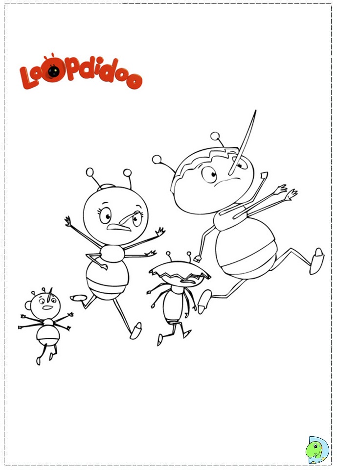  Loopdidoo Coloring Pages Picture 9