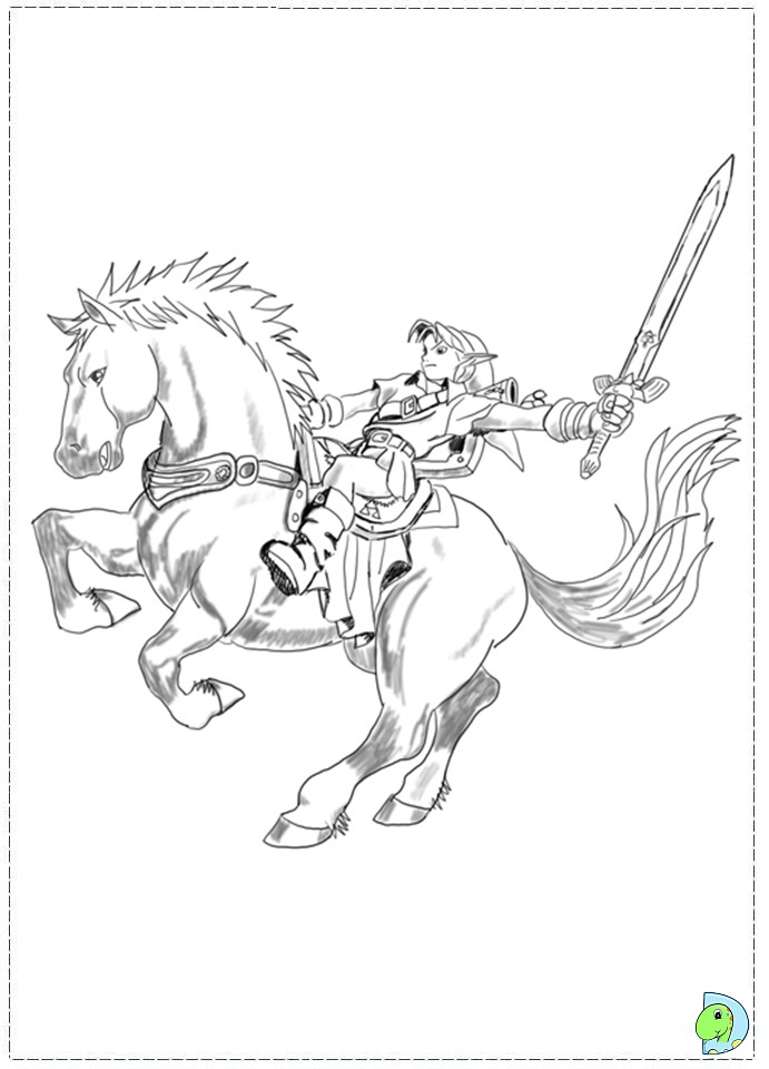 The Legend of Zelda Coloring page- DinoKids.org