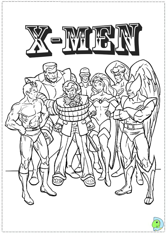X men 2 coloring pages