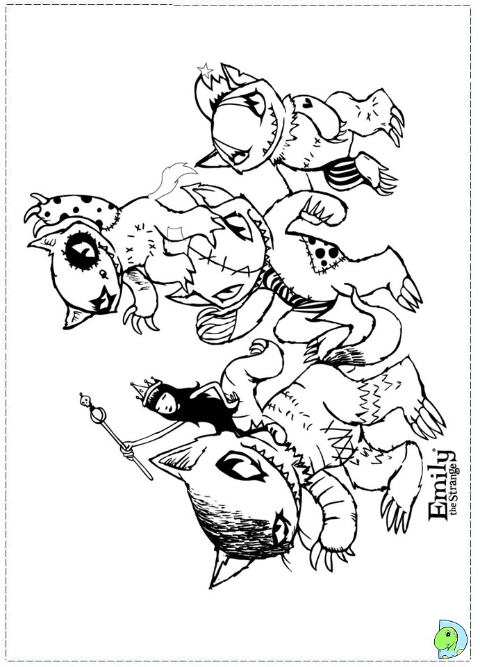Very Weird Pages Coloring Pages